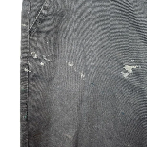 Carhartt Grey Chino Khaki Cut Off Shorts - Picture 2 of 6